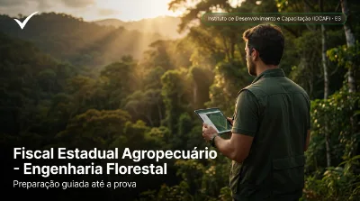 Capa: Fiscal Estadual Agropecuário - Engenharia Florestal