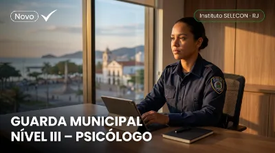 Capa: GUARDA MUNICIPAL NÍVEL III – PSICÓLOGO