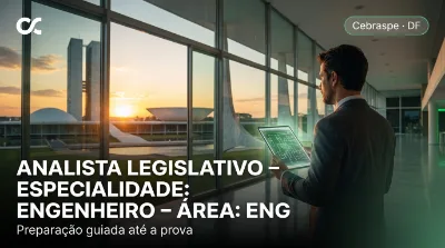Capa: ANALISTA LEGISLATIVO – ESPECIALIDADE: ENGENHEIRO – ÁREA: ENGENHARIA ELÉTRICA