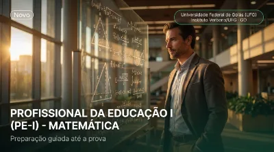 Capa: PROFISSIONAL DA EDUCAÇÃO I (PE-I) - MATEMÁTICA