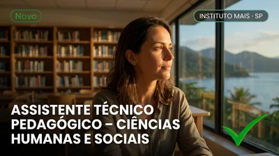 Capa: ASSISTENTE TÉCNICO PEDAGÓGICO – CIÊNCIAS HUMANAS E SOCIAIS