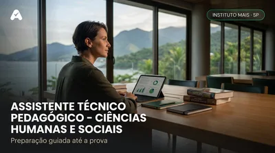 Capa: ASSISTENTE TÉCNICO PEDAGÓGICO – CIÊNCIAS HUMANAS E SOCIAIS