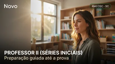 Capa: PROFESSOR II (SÉRIES INICIAIS)