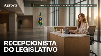 Capa: RECEPCIONISTA DO LEGISLATIVO