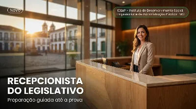 Capa: RECEPCIONISTA DO LEGISLATIVO