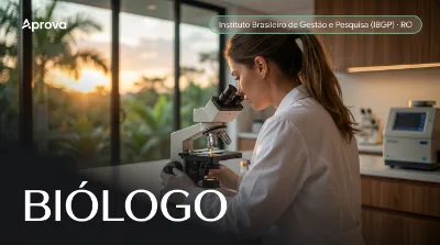 Capa: BIÓLOGO