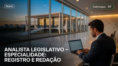 Capa: ANALISTA LEGISLATIVO – ESPECIALIDADE: REGISTRO E REDAÇÃO