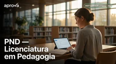 Capa: PND — Licenciatura em Pedagogia