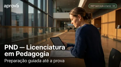 Capa: PND — Licenciatura em Pedagogia