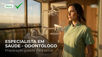 Capa: ESPECIALISTA EM SAÚDE - ODONTÓLOGO