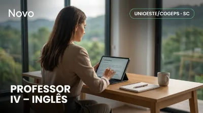 Capa: PROFESSOR IV – INGLÊS