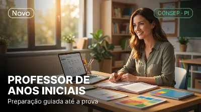 Capa: PROFESSOR DE ANOS INICIAIS