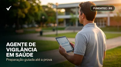 Capa: AGENTE DE VIGILÂNCIA EM SAÚDE