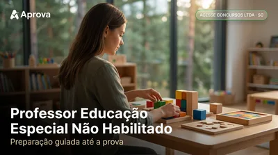 Capa: Professor Educação Especial Não Habilitado