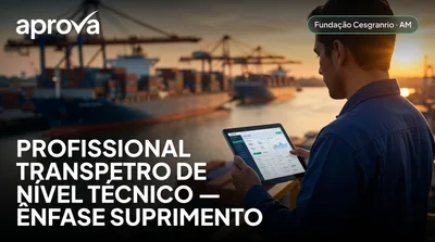 Capa: PROFISSIONAL TRANSPETRO DE NÍVEL TÉCNICO — ÊNFASE SUPRIMENTO DE BENS E SERVIÇOS