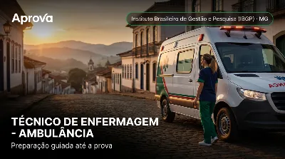 Capa: TÉCNICO DE ENFERMAGEM - AMBULÂNCIA