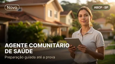 Capa: AGENTE COMUNITÁRIO DE SAÚDE