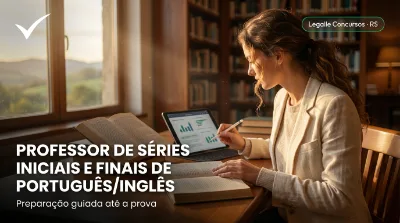 Capa: PROFESSOR DE SÉRIES INICIAIS E FINAIS DE PORTUGUÊS/INGLÊS