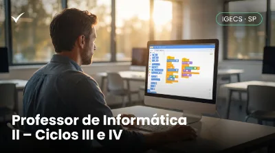 Capa: Professor de Informática II – Ciclos III e IV