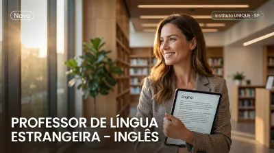 Capa: PROFESSOR DE LÍNGUA ESTRANGEIRA – INGLÊS