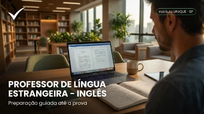 Capa: PROFESSOR DE LÍNGUA ESTRANGEIRA – INGLÊS