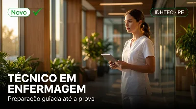 Capa: TÉCNICO EM ENFERMAGEM