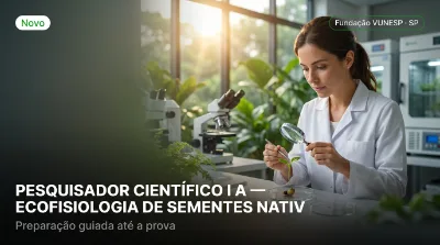 Capa: PESQUISADOR CIENTÍFICO I A — ECOFISIOLOGIA DE SEMENTES NATIVAS BRASILEIRAS