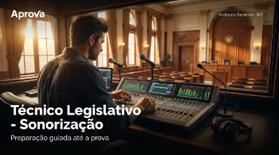 Capa: Técnico Legislativo - Sonorização