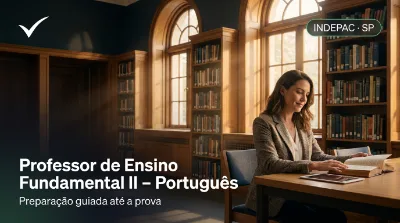 Capa: Professor de Ensino Fundamental II – Português