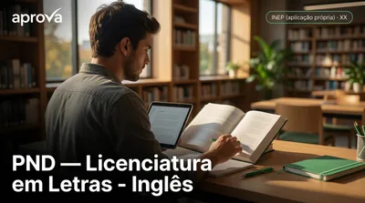 Capa: PND — Licenciatura em Letras - Inglês