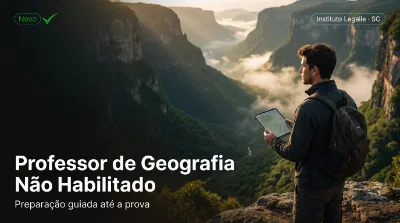 Capa: Professor de Geografia Não Habilitado