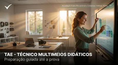 Capa: TAE - TÉCNICO MULTIMEIOS DIDÁTICOS