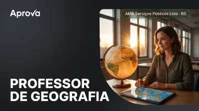 Capa: PROFESSOR DE GEOGRAFIA