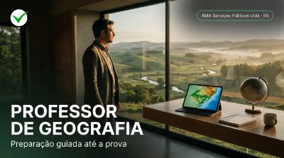 Capa: PROFESSOR DE GEOGRAFIA