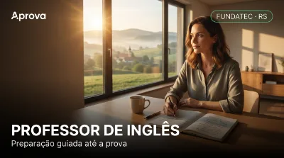 Capa: PROFESSOR DE INGLÊS