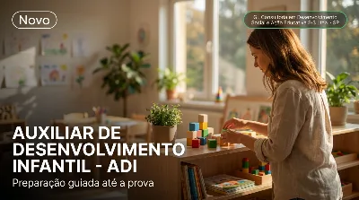 Capa: AUXILIAR DE DESENVOLVIMENTO INFANTIL - ADI