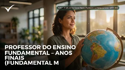 Capa: PROFESSOR DO ENSINO FUNDAMENTAL – ANOS FINAIS (FUNDAMENTAL MAIOR) – GEOGRAFIA