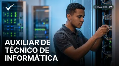 Capa: AUXILIAR DE TÉCNICO DE INFORMÁTICA
