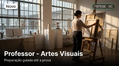 Capa: Professor - Artes Visuais