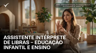 Capa: ASSISTENTE INTÉRPRETE DE LIBRAS – EDUCAÇÃO INFANTIL E ENSINO FUNDAMENTAL