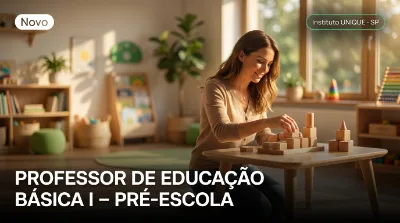 Capa: PROFESSOR DE EDUCAÇÃO BÁSICA I – PRÉ-ESCOLA