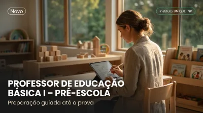 Capa: PROFESSOR DE EDUCAÇÃO BÁSICA I – PRÉ-ESCOLA