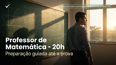 Capa: Professor de Matemática – 20h
