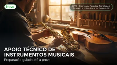 Capa: APOIO TÉCNICO DE INSTRUMENTOS MUSICAIS