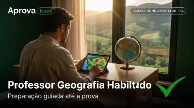 Capa: Professor Geografia Habilitado