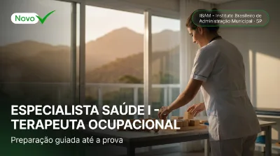 Capa: ESPECIALISTA SAÚDE I - TERAPEUTA OCUPACIONAL