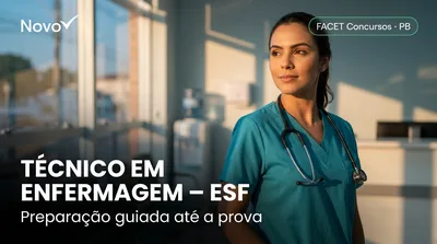 Capa: TÉCNICO EM ENFERMAGEM – ESF