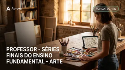 Capa: PROFESSOR - SÉRIES FINAIS DO ENSINO FUNDAMENTAL - ARTE