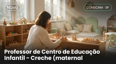 Capa: Professor de Centro de Educação Infantil – Creche (maternal e berçário I e II)