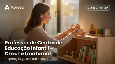 Capa: Professor de Centro de Educação Infantil – Creche (maternal e berçário I e II)